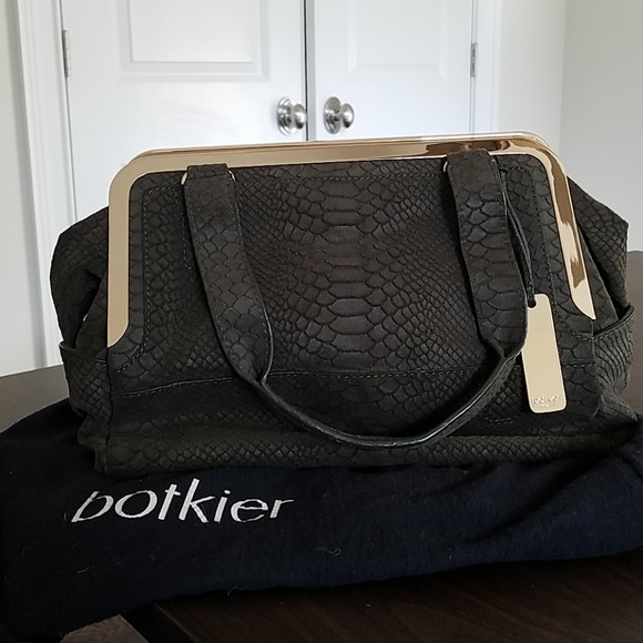 Botkier Misha Satchel snake embossing olive - Picture 3 of 13